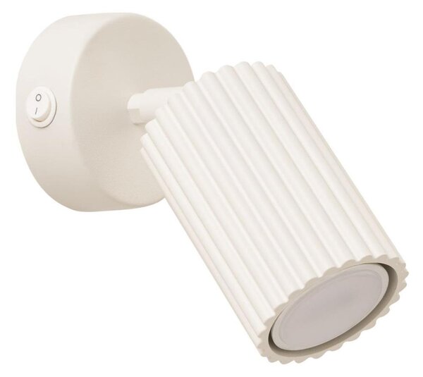 Spot de perete Sollux SL.1598 KARBON 1xGU10/10W/230V crem