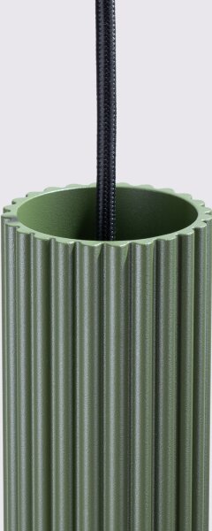 Lustră pe cablu Sollux SL.1614 KARBON 3xGU10/10W/230V verde