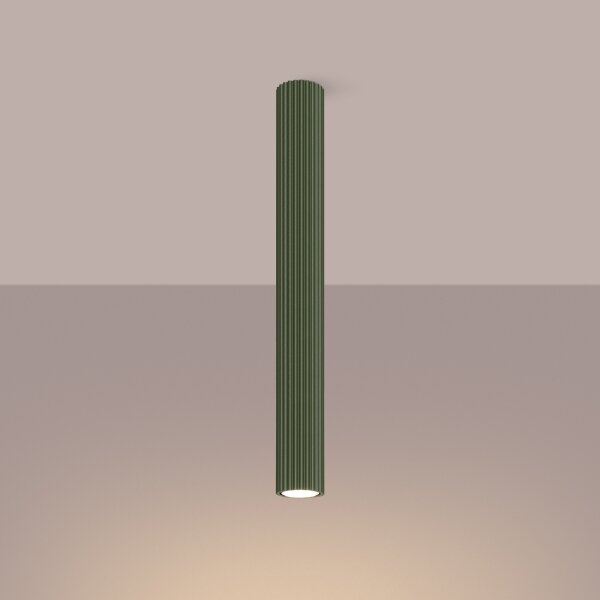 Spot Sollux SL.1610 KARBON 1xGU10/10W/230V 60 cm verde