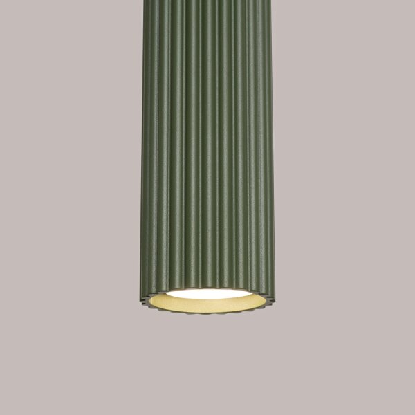 Lustră pe cablu Sollux SL.1611 KARBON 1xGU10/10W/230V verde