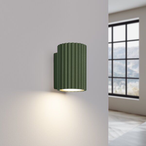 Aplică Sollux SL.1656 KARBON 1xGU10/10W/230V verde