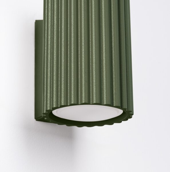 Aplică Sollux SL.1656 KARBON 1xGU10/10W/230V verde