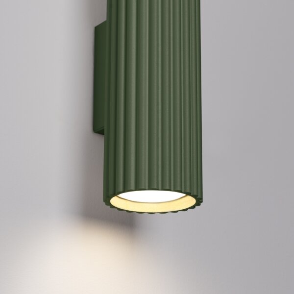 Brilagi - Aplica LED de perete CRESTO 2xGU10/10W/230V 20 cm verde