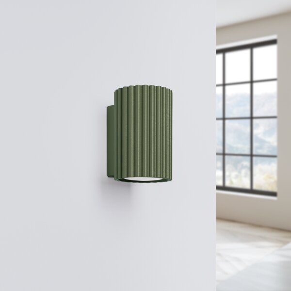 Aplică Sollux SL.1656 KARBON 1xGU10/10W/230V verde