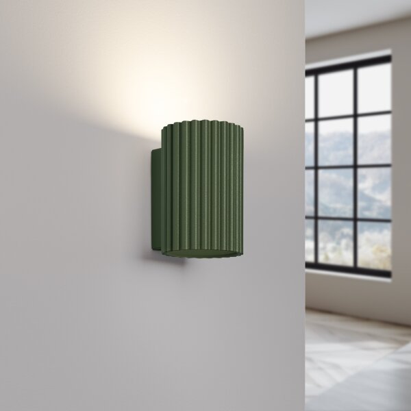 Aplică Sollux SL.1656 KARBON 1xGU10/10W/230V verde