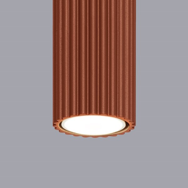 Spot Sollux SL.1629 KARBON 1xGU10/10W/230V 60 cm roșu