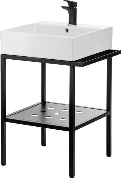 Deante Temisto lavoar cu consolă 50 cm negru CDTS6U4S