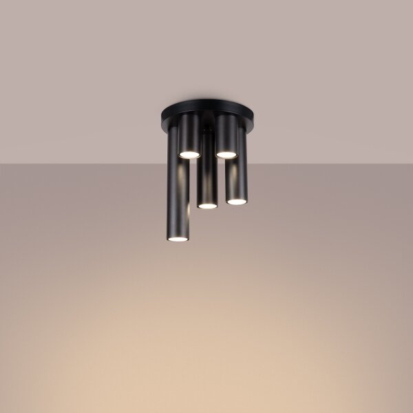 Spot Sollux SL.1467 LAGOS 5xGU10/10W/230V negru