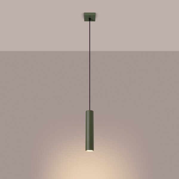 Lustră pe cablu Sollux SL.1484 LAGOS 1xGU10/10W/230V verde