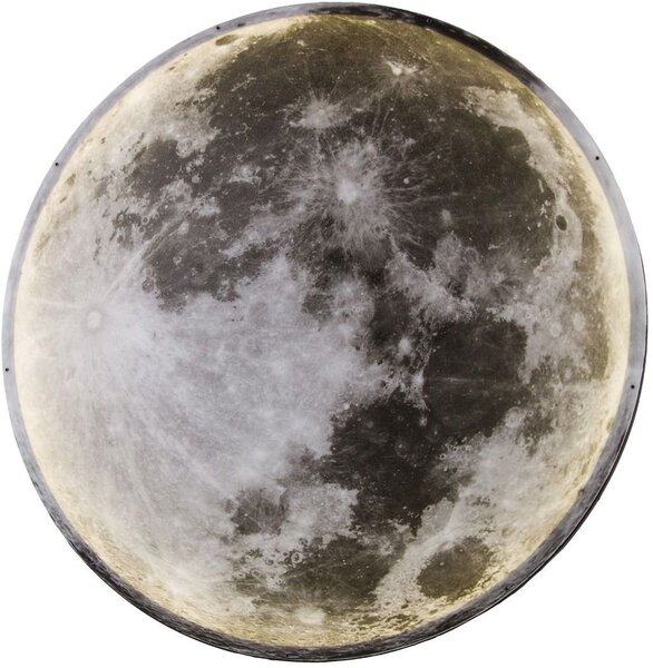 Abigali Moon lampă de perete 1x24 W alb-negru MOON