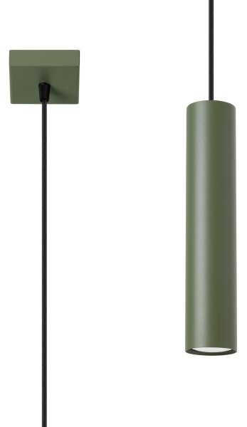 Lustră pe cablu Sollux SL.1484 LAGOS 1xGU10/10W/230V verde