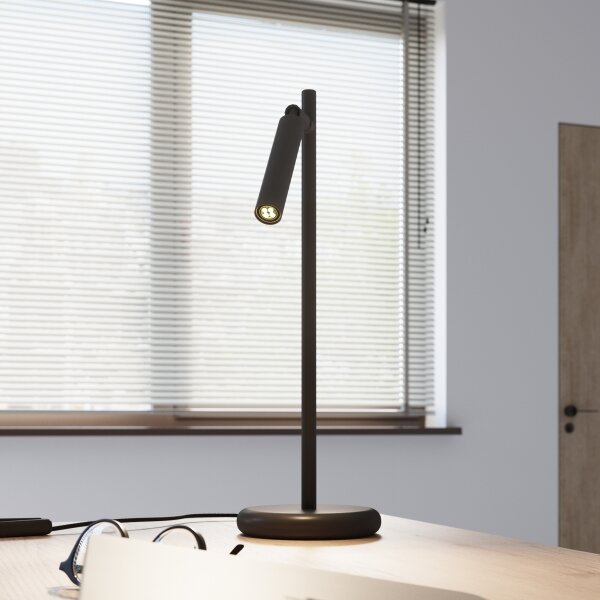 Lampă de masă Sollux SL.1469 PASTELO 1xG9/8W/230V negru