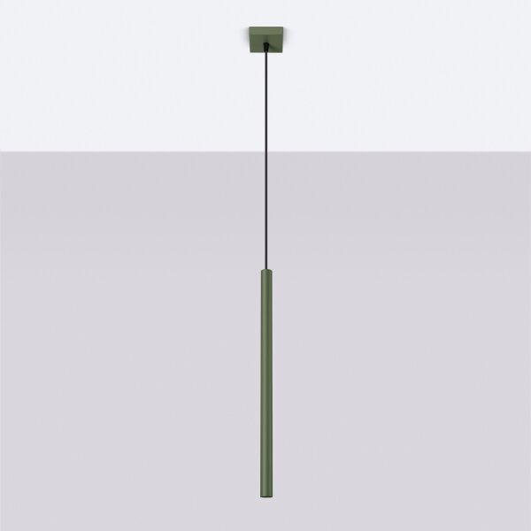 Lustră pe cablu Sollux SL.1518 PASTELO 1xG9/8W/230V verde