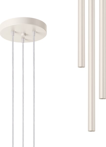 Lustră pe cablu Sollux SL.1515 PASTELO 3xG9/8W/230V crem