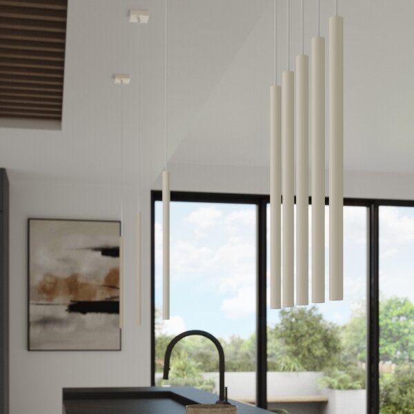 Lustră pe cablu Sollux SL.1512 PASTELO 1xG9/8W/230V crem