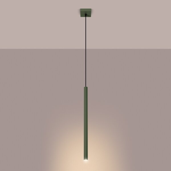 Lustră pe cablu Sollux SL.1518 PASTELO 1xG9/8W/230V verde