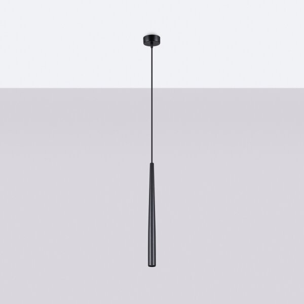 Lustră pe cablu Sollux SL.1462 BLISS 1xG9/8W/230V negru