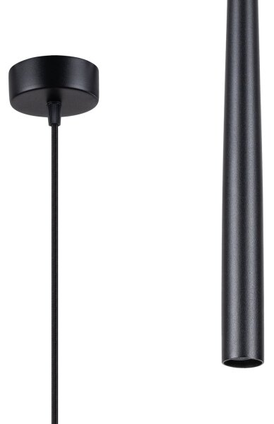 Lustră pe cablu Sollux SL.1462 BLISS 1xG9/8W/230V negru