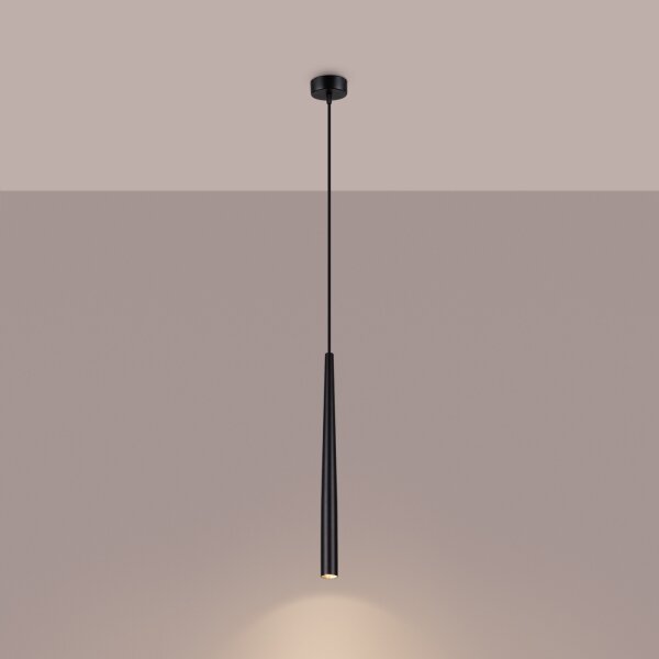Lustră pe cablu Sollux SL.1462 BLISS 1xG9/8W/230V negru
