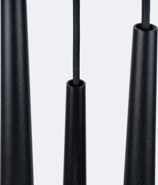 Lustră pe cablu Sollux SL.1463 BLISS 3xG9/8W/230V negru