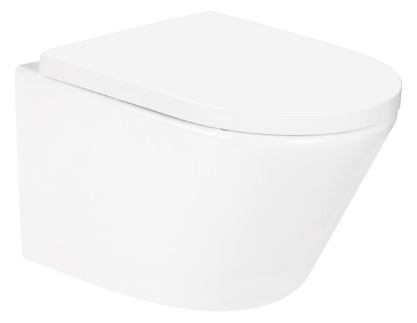 Set vas WC Oltens Jog Kort 42027000, capac WC Oltens Jog Kort 45115000