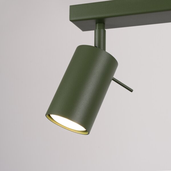 Spot Sollux SL.1501 RING 2xGU10/10W/230V verde