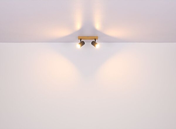 Globo Lighting Robby lampă de tavan 2x35 W negru-crom 57911-2B