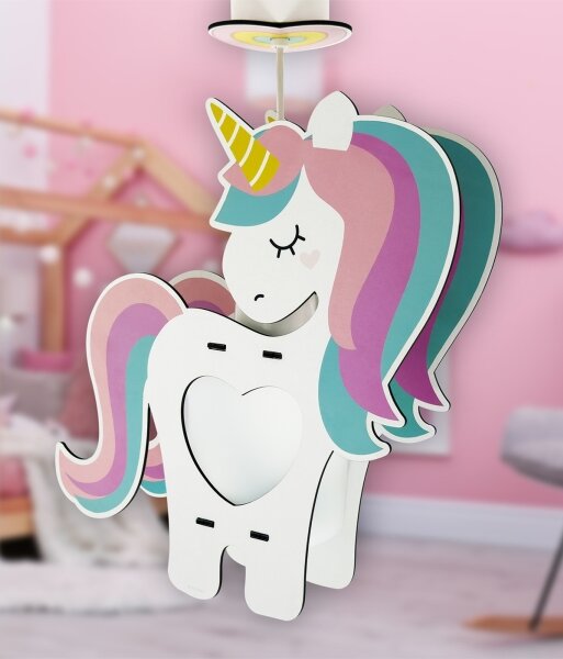 Lustră pentru copii Dalber 41597 UNICORN 1xE27/15W/230V