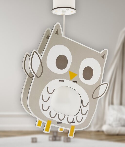 Lustră pentru copii Dalber 63397 OWL 1xE27/15W/230V