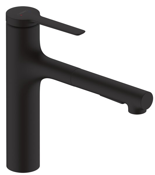 Hansgrohe Zesis M33 baterie bucătărie pe picior negru 74801670