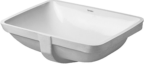 Duravit Starck 3 lavoar 49x36.5 cm dreptunghiular sub blat alb luciu 0305490000