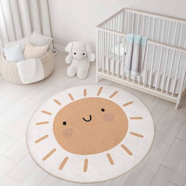 Covor pentru copii lavabil ø150 cm Sunny World – Mila Home