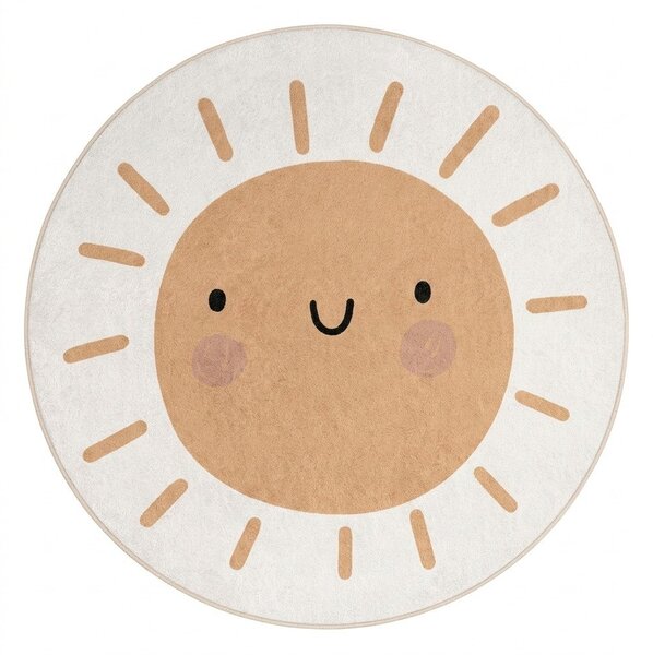 Covor pentru copii lavabil ø150 cm Sunny World – Mila Home