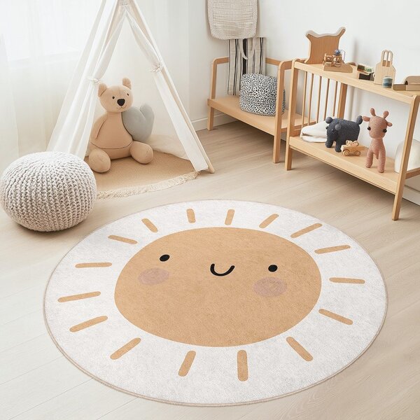 Covor pentru copii lavabil ø150 cm Sunny World – Mila Home