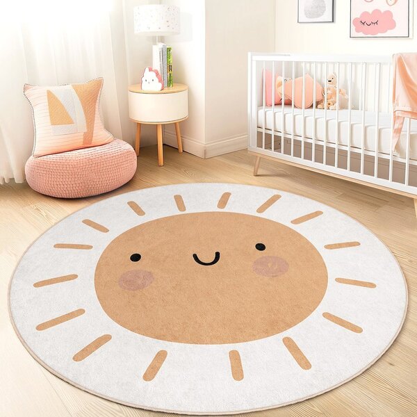 Covor pentru copii lavabil ø150 cm Sunny World – Mila Home