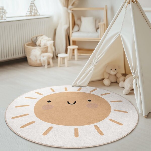 Covor pentru copii lavabil ø150 cm Sunny World – Mila Home