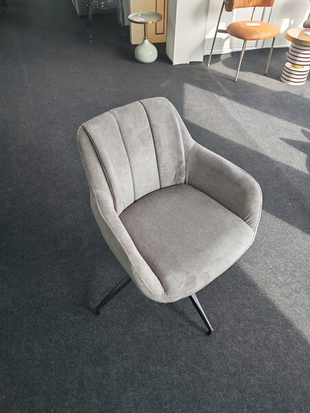 SCAUN ROTATIV TIP FOTOLIU RIGA - GRI
