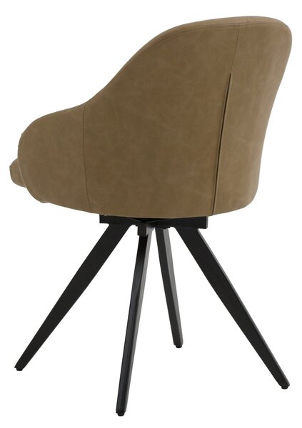 SCAUN TIP FOTOLIU ROTATIV SIMPLY -IMITATIE - GRI