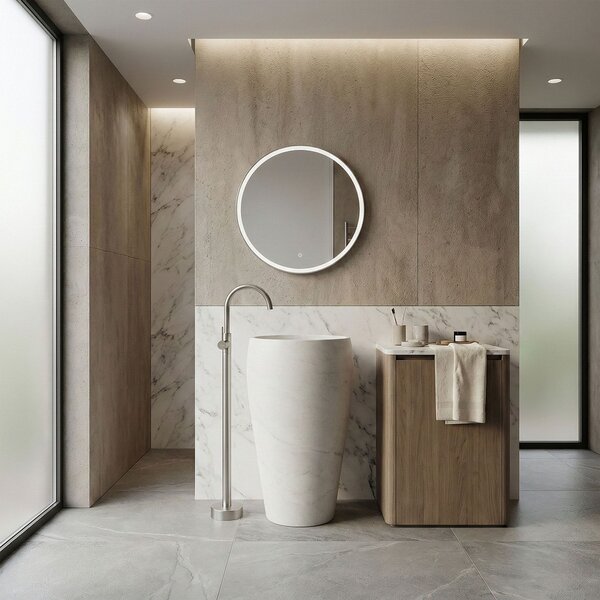 Robinet pentru lavoar Rea Lungo Brush Nickel