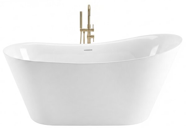 Cadă de baie independentă Rea Lusso Slim 170×74 cm, albă, REA-W0504