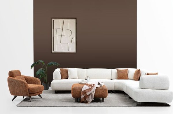 Set Coltar modular cu taburet Dolce Home