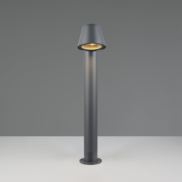 Trio Lighting Lampă cu soclu Beni, negru mat, înălțime 60 cm, metal, reglabil, Negru, Metal, Modern