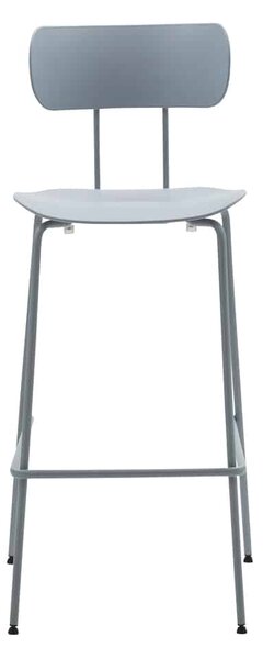 Set 4 scaune metalice BAR MARSIGLIA -HORECA- h 108 cm - ALBASTRU DESCHIS