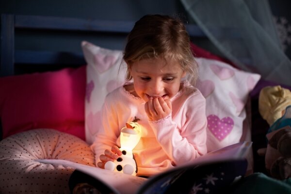 Philips 71768/08/16 - Lampă pentru copii Disney Frozen Olaf LED/0,3W/2xAAA om de zăpadă
