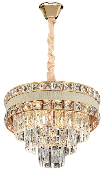 Lampă suspendată Cristal G047-CP 40CM GOLD