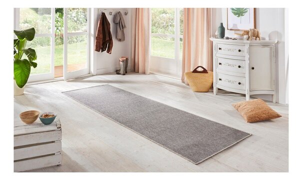 Covor tip traversă pentru interior și exterior gri 80x350 cm Nature – Hanse Home