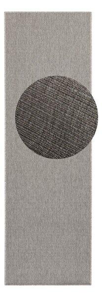 Covor tip traversă pentru interior și exterior gri 80x350 cm Nature – Hanse Home