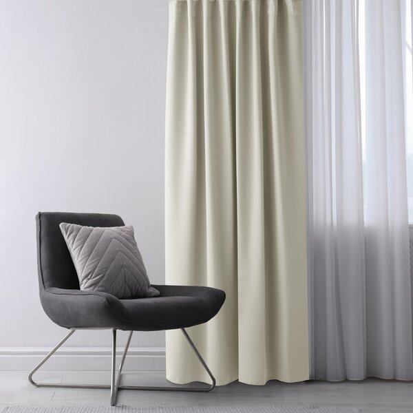 Draperie crem dimout (semi-opacă) 140x245 cm Kierra – Restilo