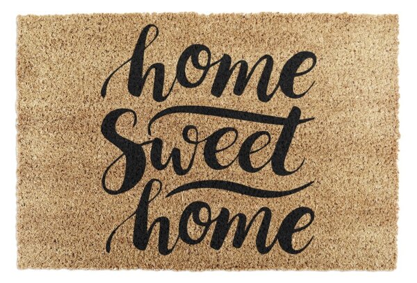 Covoraș de intrare din fibre de nucă de cocos 40x60 cm Home Sweet Home – Artsy Doormats
