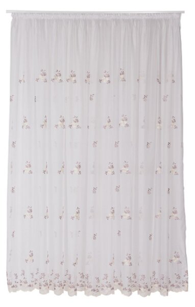 Perdea Velaria cu flori roz, 210x245 cm